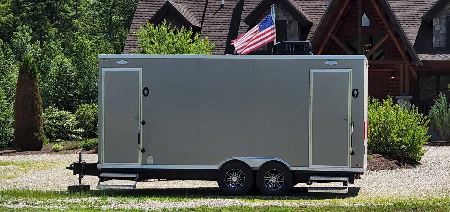 Royal Estate Mobile Restroom Trailers, located in Maine