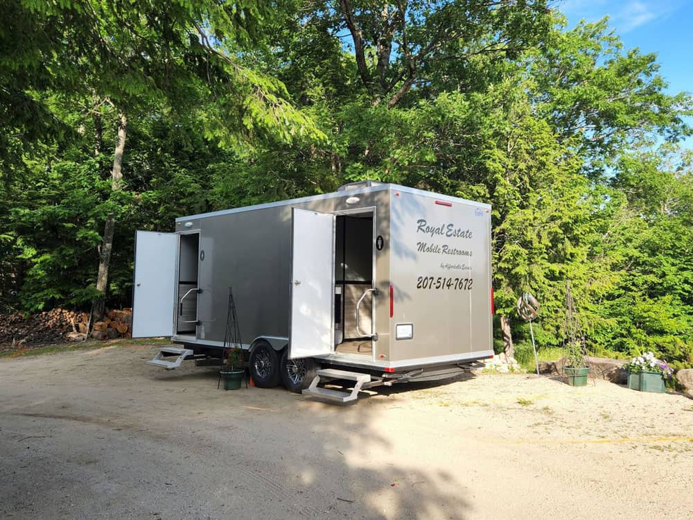 Luxury interiors of our restroom trailers