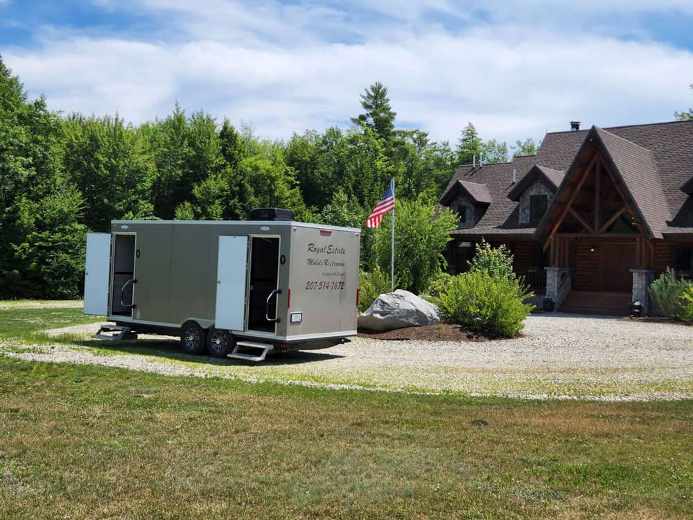 Luxury interiors of our restroom trailers