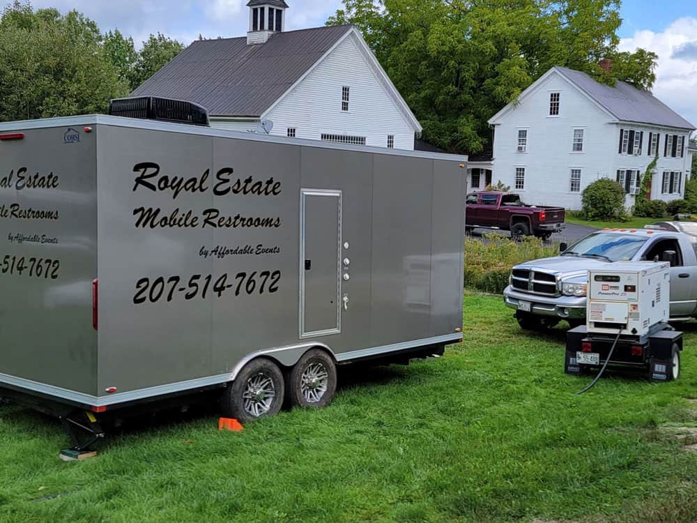 Luxury interiors of our restroom trailers